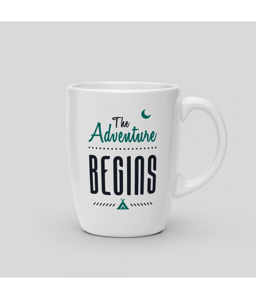 Mug The adventure begins Mug The adventure begins